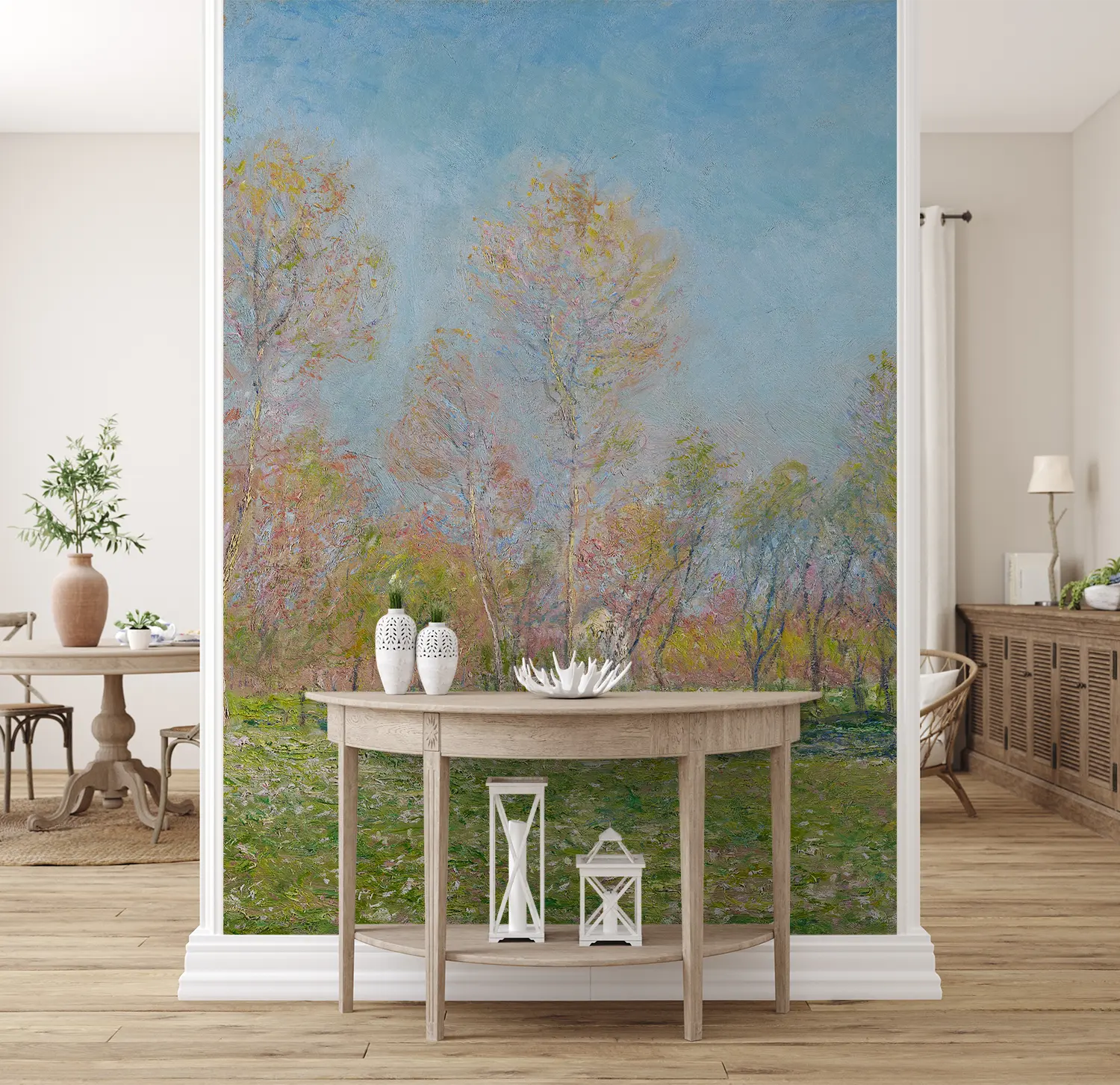 Wallpaper of Spring in Giverny by Claude Monet - Roomeo