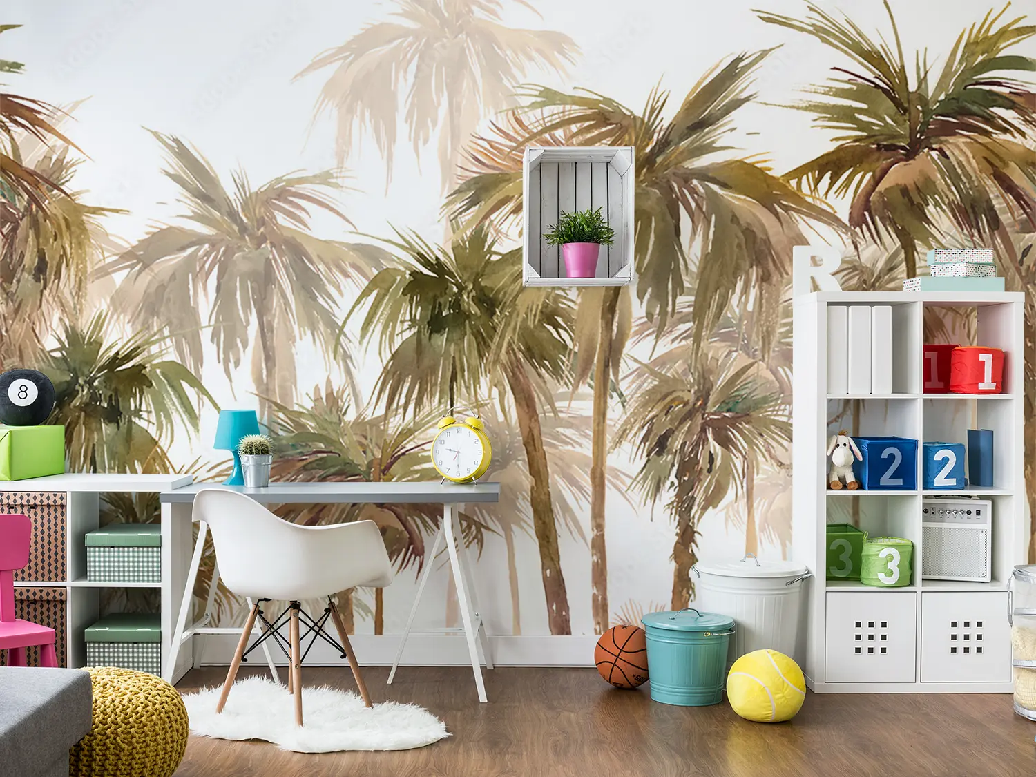 Tropical Palm Tree Paradise Wall Art - Roomeo