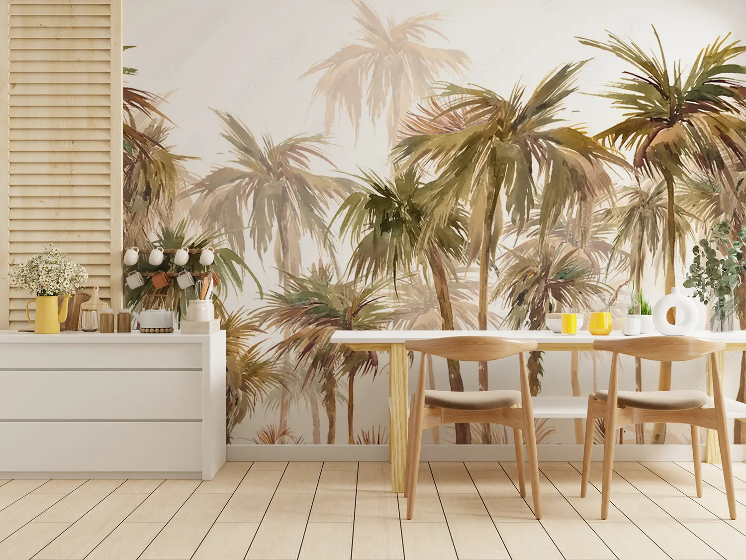 Tropical Palm Tree Paradise Wall Art - Roomeo