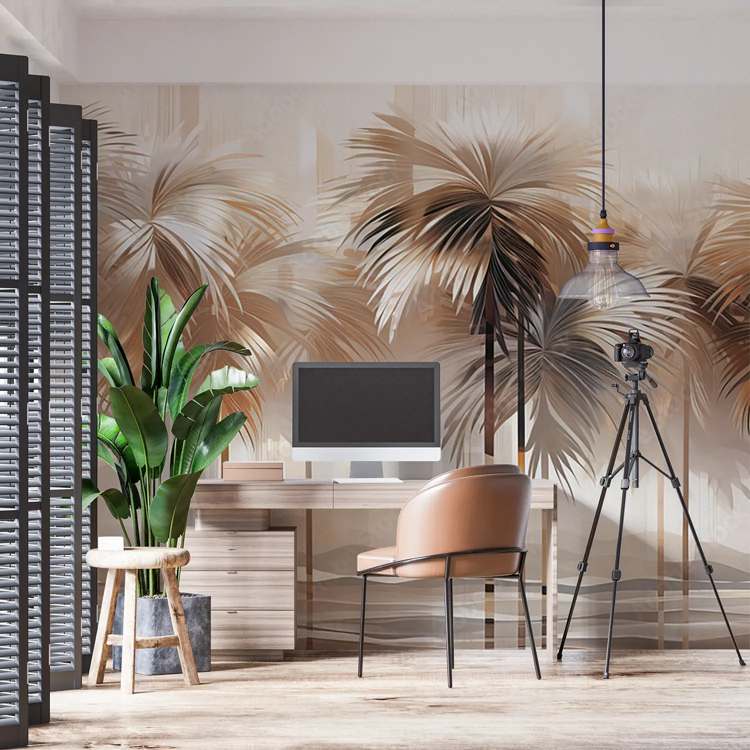 Tropical Palm Tree Paradise Wall Art - Roomeo