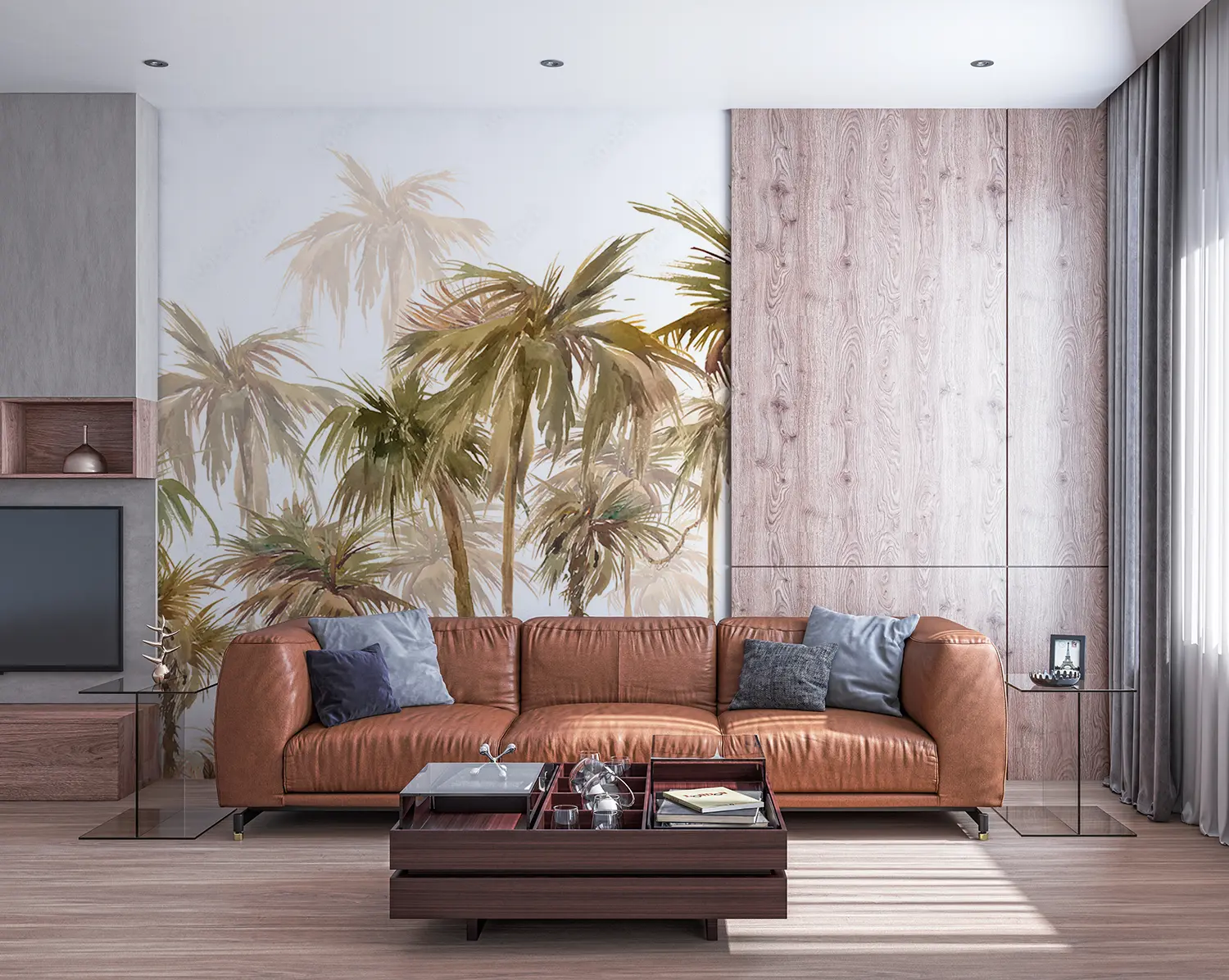 Tropical Palm Tree Paradise Wall Art - Roomeo